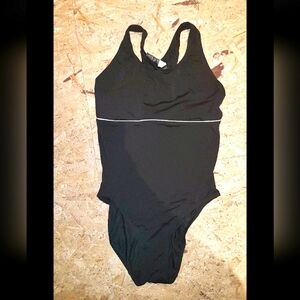 BNWOT Womens BLACK Swim Suit Size 14